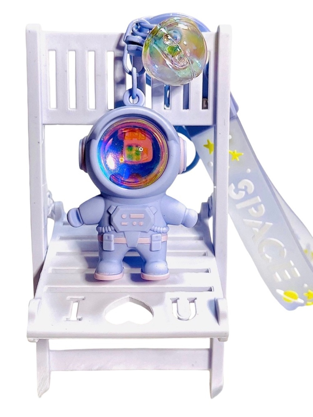 Purple Astronaut Keychain - Picture 3 of 5